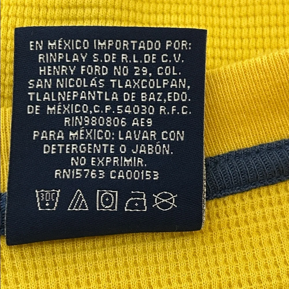 Ralph Lauren Sleepwear Men’s Size Medium Short Sleeve Yellow Cotton Preppy Shirt